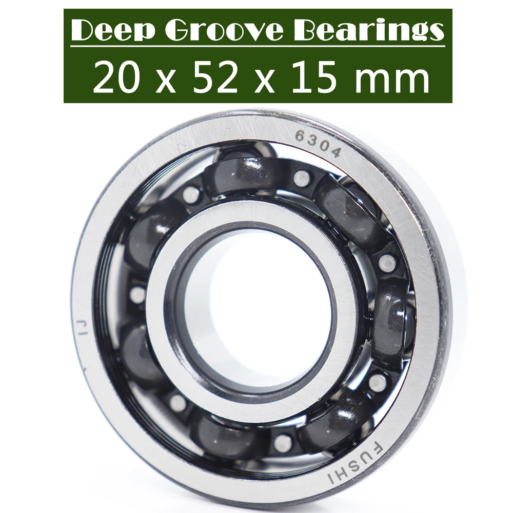 

6304 Open Bearings 20*52*15 mm ABEC-5 ( 1 PC ) Motorcycles Engine Primary Shaft Bearing