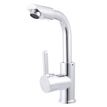 

Kitchen Fauce 360° Rotating Hot and Cold Water Deck Mounted Mixer Tap for Kitchen Bathroom Single Lever Mixer Tap