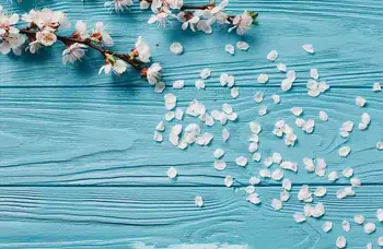 

SHENGYONGBAO Vinyl Custom Photography Backdrops Prop Taobao Flower wood theme Photo Studio Background D19511-11