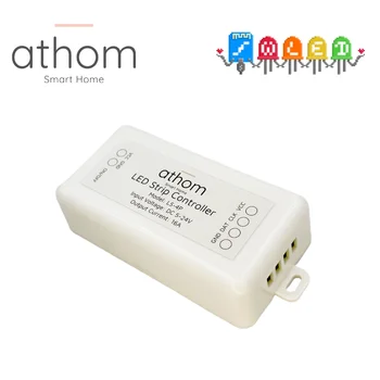 Athom-스마트 홈 사전 플래시 고출력 WLED, 5-24V, WS2812B, WS2811, SK6812, TM1814, WS2813, WS2815 LED 조명 스트립 컨트롤러