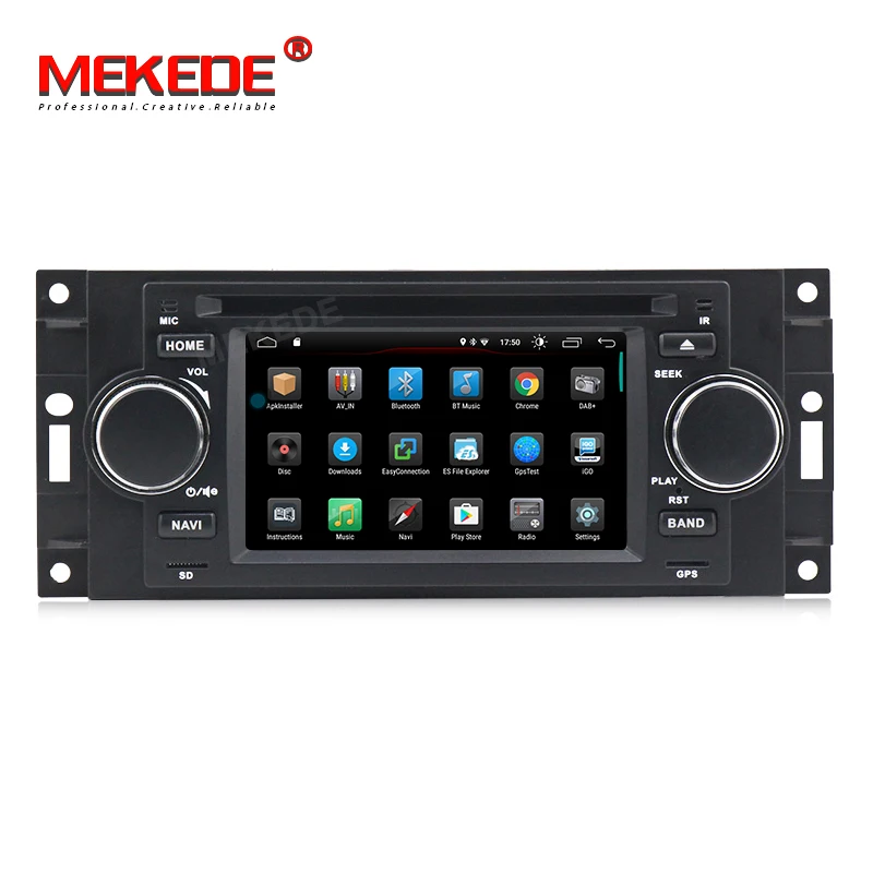 MEKEDE Android 9,0 автомобильный dvd-плеер для джип Dodge Grand Cherokee Commander Wrangler Chrysler 300C PT Cruiser Sebring caliber ram