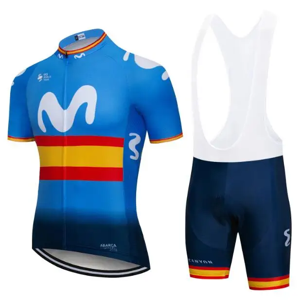 Movistar Pro Велоспорт Джерси ropa ciclismo hombre команда летняя велосипедная одежда быстросохнущая с коротким рукавом велосипед pro maillot