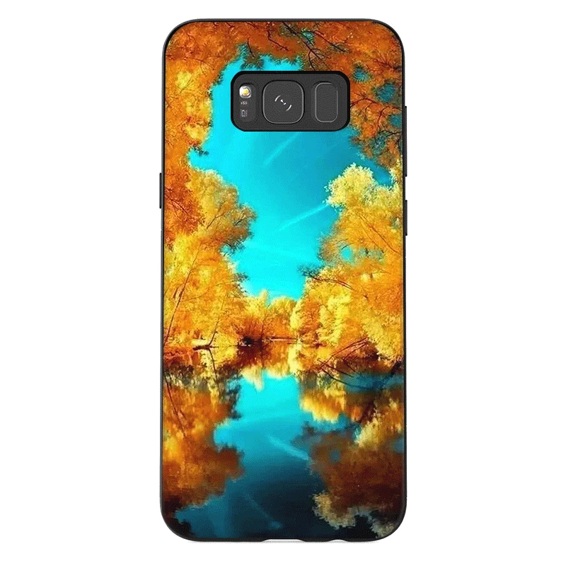 Сотовый Чехол для телефона для samsung A70 A60 A50 A40 A30 A20 A10 A10s A20s A2 A30s A40s A50s A3 A5 A6 A7 A8 A9 крышка осенний пейзаж