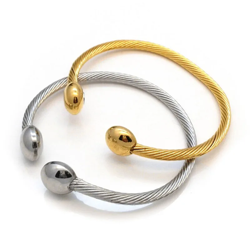 

Copper Bracelet Magnetic Healing Therapy Bangle Arthritis Pain Relief Twisted
