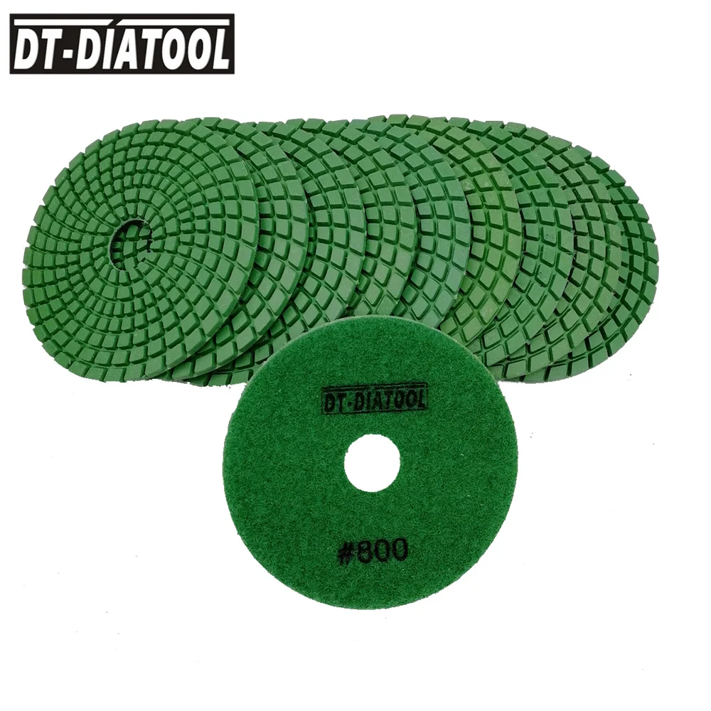 DT_DIATOOL 10 шт. #800 Diamond польский полировки дисков колодки Гранит или Мрамор бетона