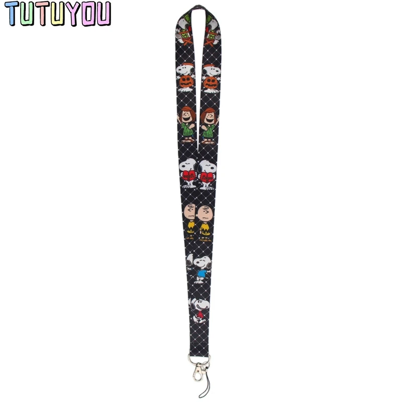 PC371 Dogs Lanyards Id Badge Holder Keychain ID Card Pass Gym Mobile Badge Holder Lanyard Key Holder