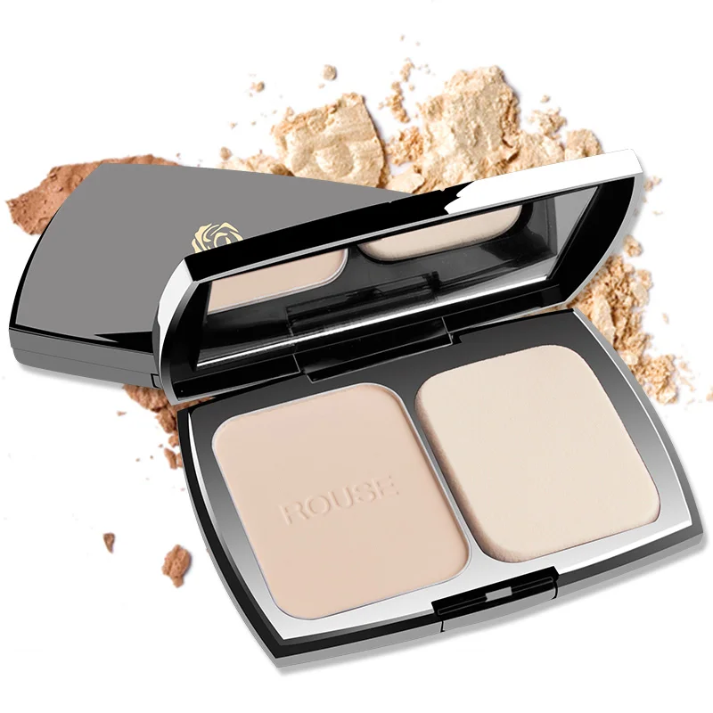 

ILISYA Classic Powder Cake Dry and Wet Dual-use Oil-control Concealer Brighten Long Lasting Not Easily Come Off