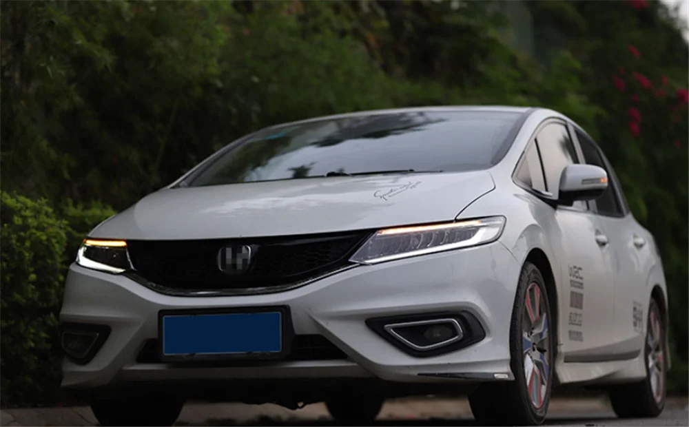 Пара для Honda Jade головной светильник s 2013 Jade светодиодный головной фонарь все светодиодный светильник источник дневные ходовые огни динамический поворот