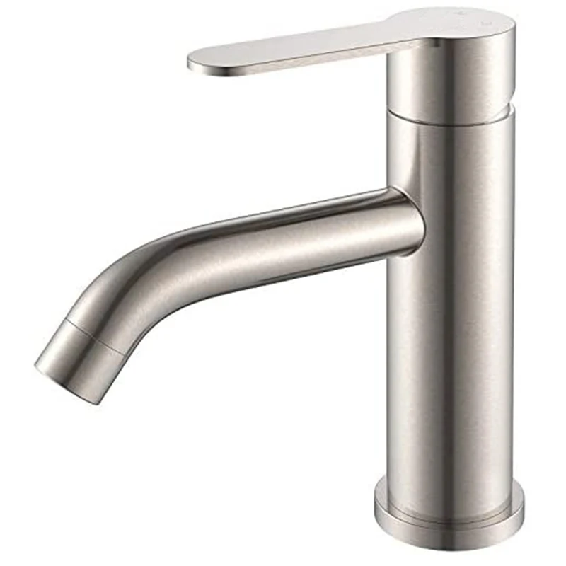 

RUAYGE RY15 Bathroom Faucet Single Hole Bathroom Sink Faucet Single Handle Brushed Bathroom Faucet Vanity Faucet