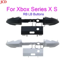 JCD 1pcs RB LB Bumpers Buttons For Microsoft XBox Series X S Controller Trigger Button Middle Holder  White Black