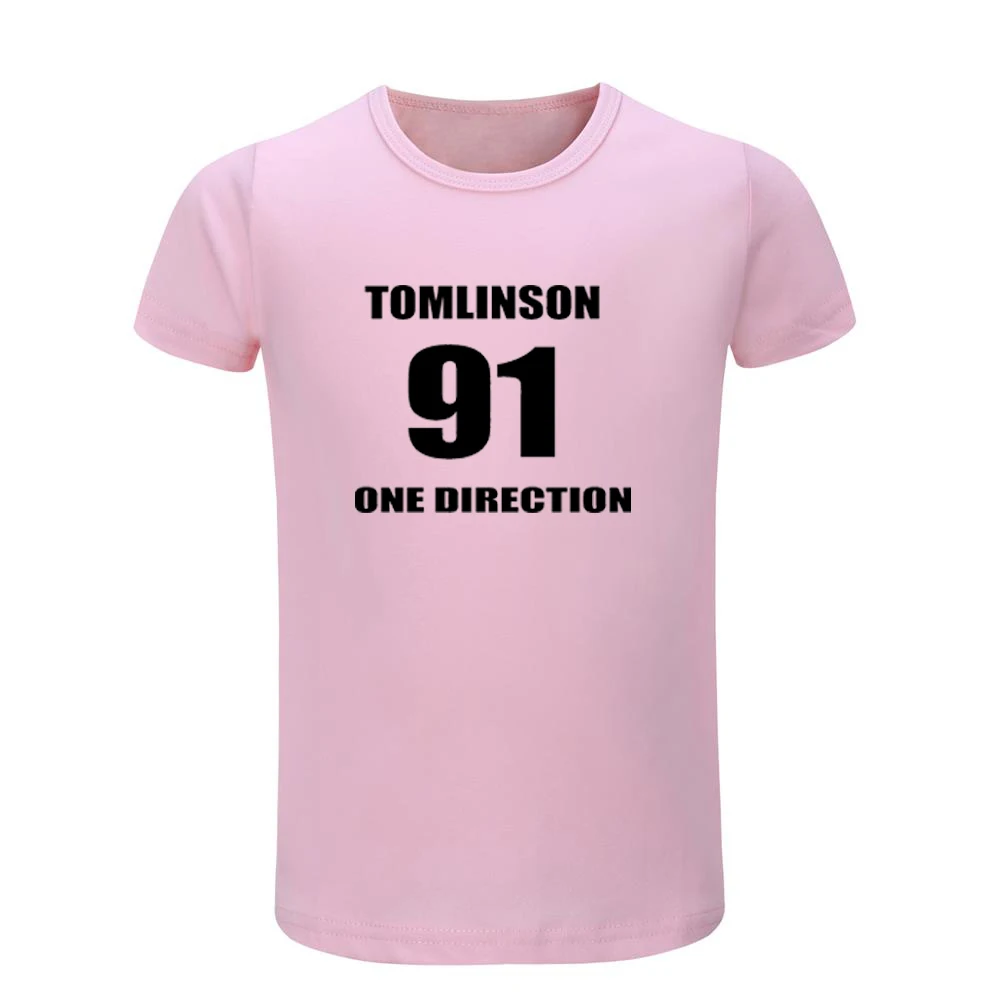 One Direction Band/Детские футболки с надписью «I love 1 D» Детские хлопковые футболки с графическим принтом топы для мальчиков и девочек, Рождественский подарок - Цвет: JeKP158D