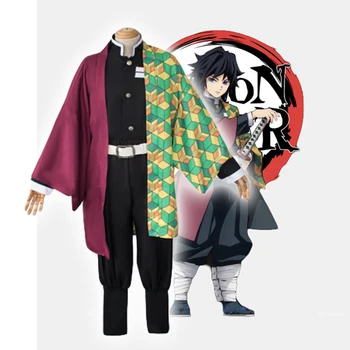 

Kimetsu no Yaiba Demon Slayer Cosplay Costume Tomioka Giyuu Nezuko Agatsuma Zenitsu Tomioka Giyuu Muzan Cosplay anime