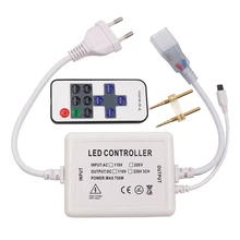 

750W Led Dimmer IR Controller 11keys Remote Control 220V 110V Single Color Led Strip Dimmer with EU/US Power Plug