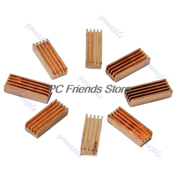 

8pcs Copper Heat Sink Heatsinks Cooler For PC Computer DDR DDR2 Memory RAM HOT