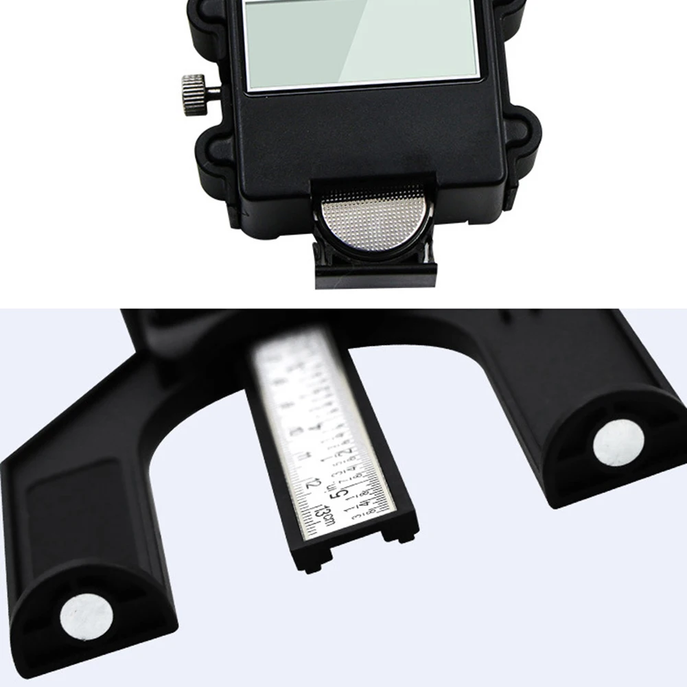 Цифровой глубиномер цифровой измеритель Глубина рисунка протектора lcd Магнитная устойчивая диафрагма 80 мм ручные роутеры кнопка батареи