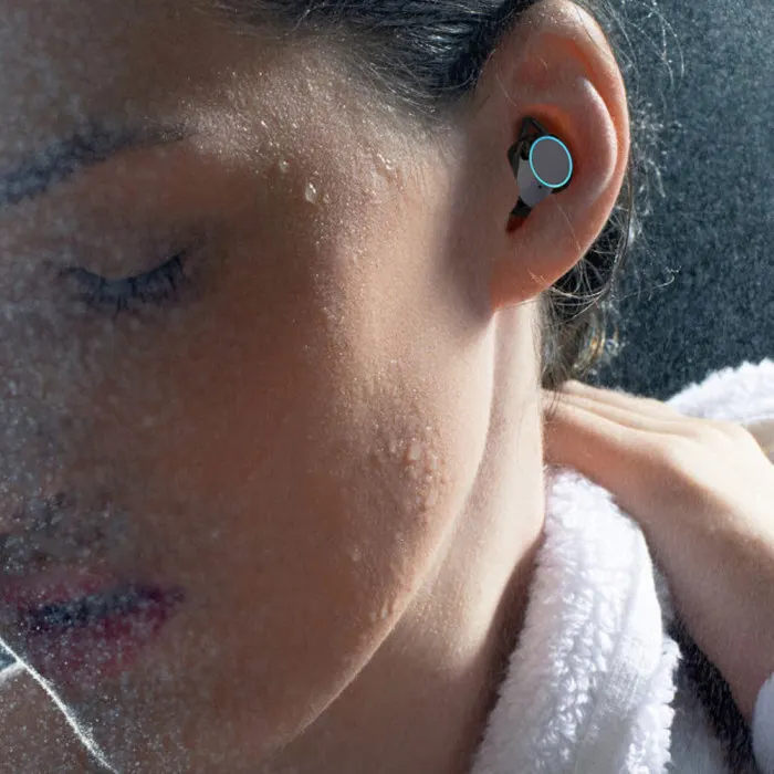 Беспроводные наушники Bluetooth 5,0 водонепроницаемый светодиодный дисплей наушники для смартфонов LHB99