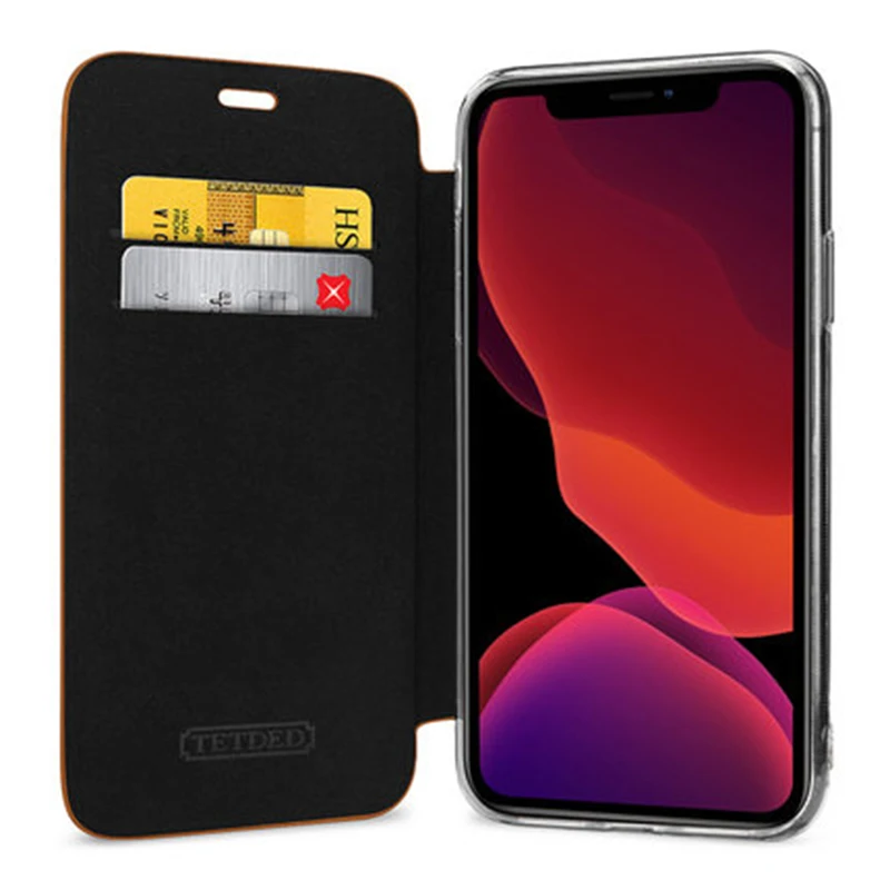 Модный чехол из натуральной кожи с откидной крышкой для телефона iPhone 11/11 Pro мягкий чехол из искусственной кожи для iPhone 11Pro Max Fundas Coque capa
