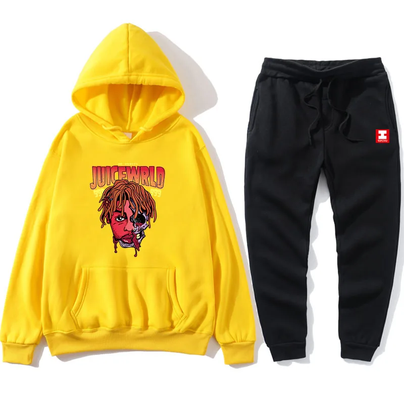 

Winter fashion trend men's hooded pullover exquisite character print 2020 winter men's comfortable sports and leisure pullover