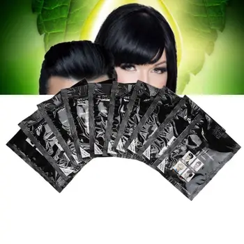 

Hair Color 25ml x 10pcs Black Hair Shampoo Hair Dye Black Coloring Shampoo Hair Care Shampoo Hair Color