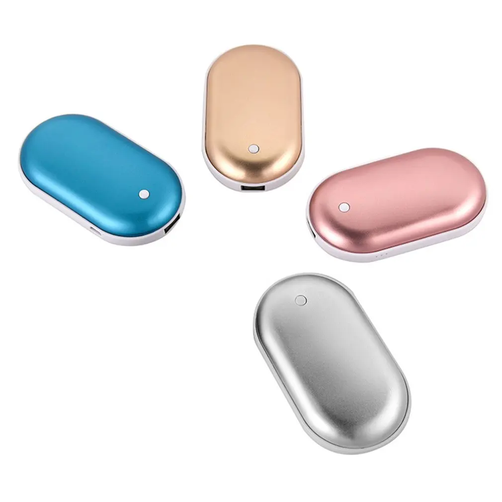 2 в 1 Симпатичный USB Перезаряжаемый ручной обогреватель и power Bank 5 в маленький, ручной, для путешествий удобный карманный подогреватель
