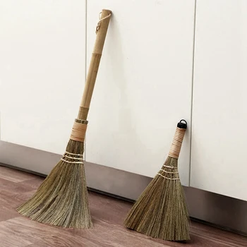 

Handmade ing Broom For Household Duster Cleaning Tool Useful Straw Braided Home Cleaning Broom