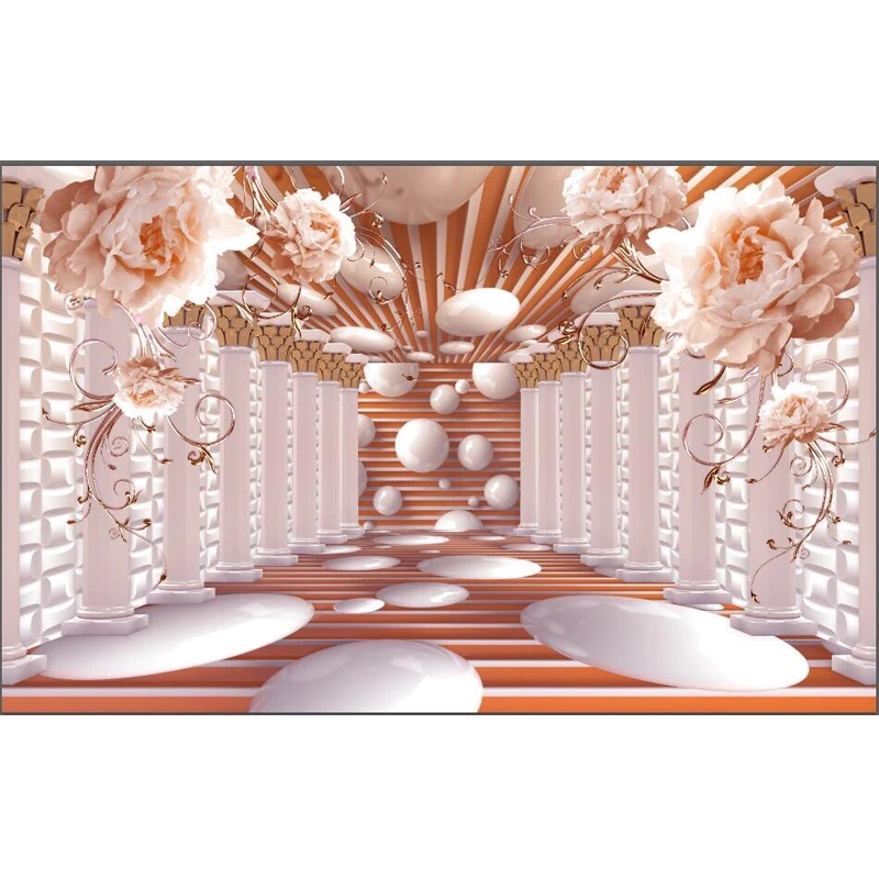 Custom Photo Wallpaper Modern 3D Extended stereo Murals Wall Papers Living Room Bedroom Papel De Parede Decor | Обустройство дома