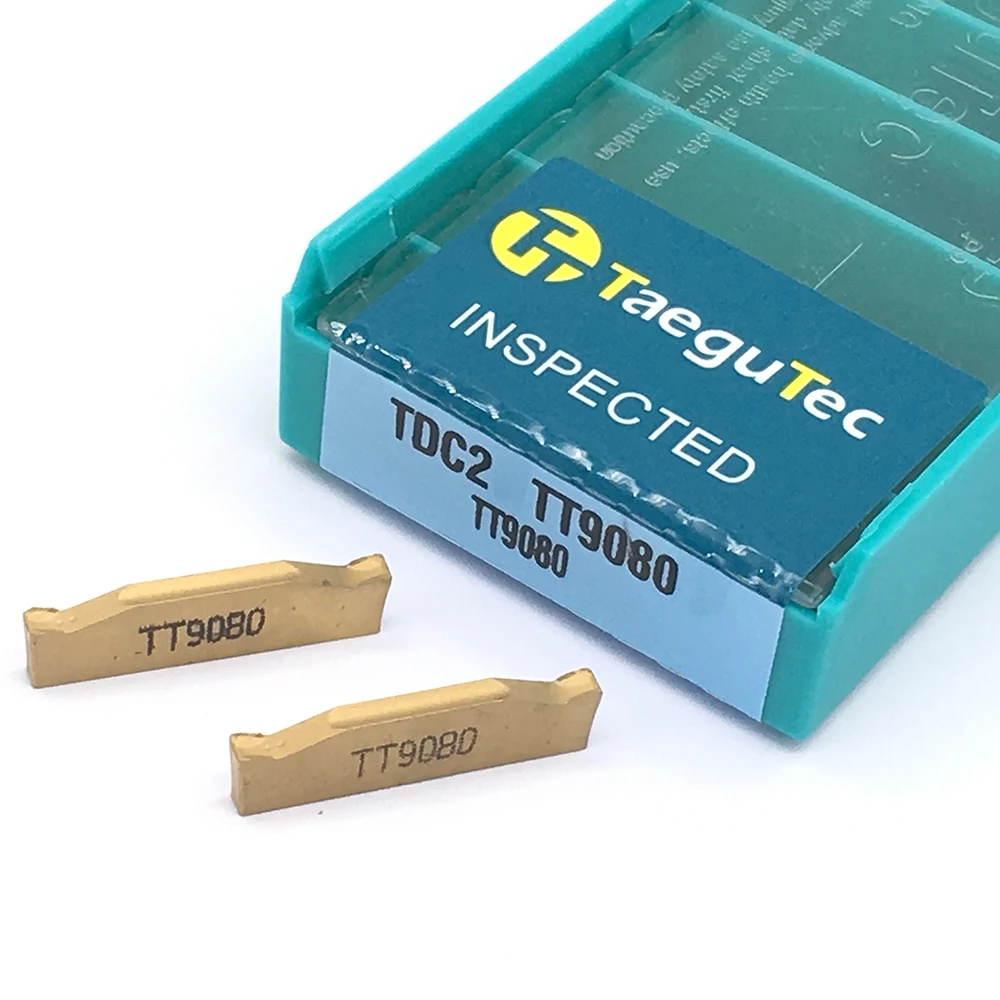 

100% Original Sale 10PCS TDC2 TT9080 Grooving Carbide Inserts Cutting Lathe CNC Tools Turning Tools Lathe Cutter