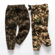 Весенние леггинсы, повседневные камуфляжные штаны, модные детские Стрейчевые брюки на весну и осень, хлопковые брюки для мальчиков