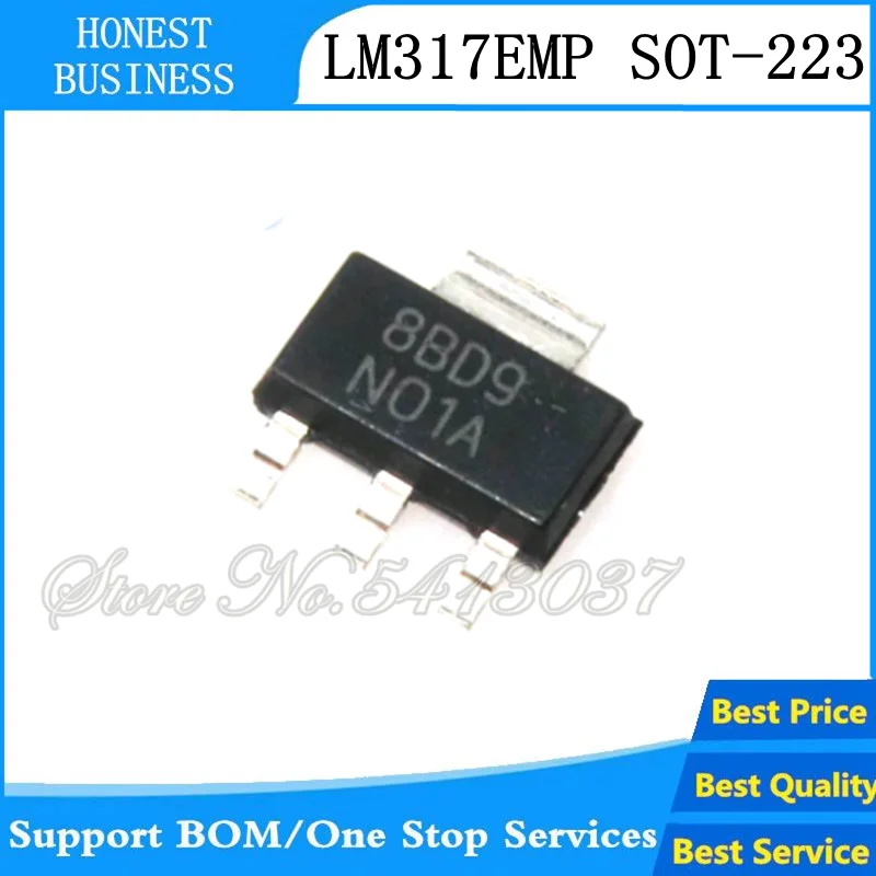 20 шт. LM317EMP SOT-223 N01A LM317 SOT экран LM317EM SOT223 | Электроника