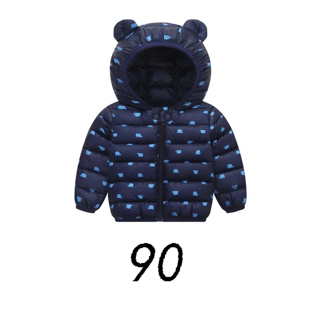 Medoboo Baby Winter Warm Coat Girls Boys Child Jacket Baby Clothes Newborns Coveralls Snowsuit Hooded Jacket Coat Tops Outerwear - Цвет: ME0201-N90