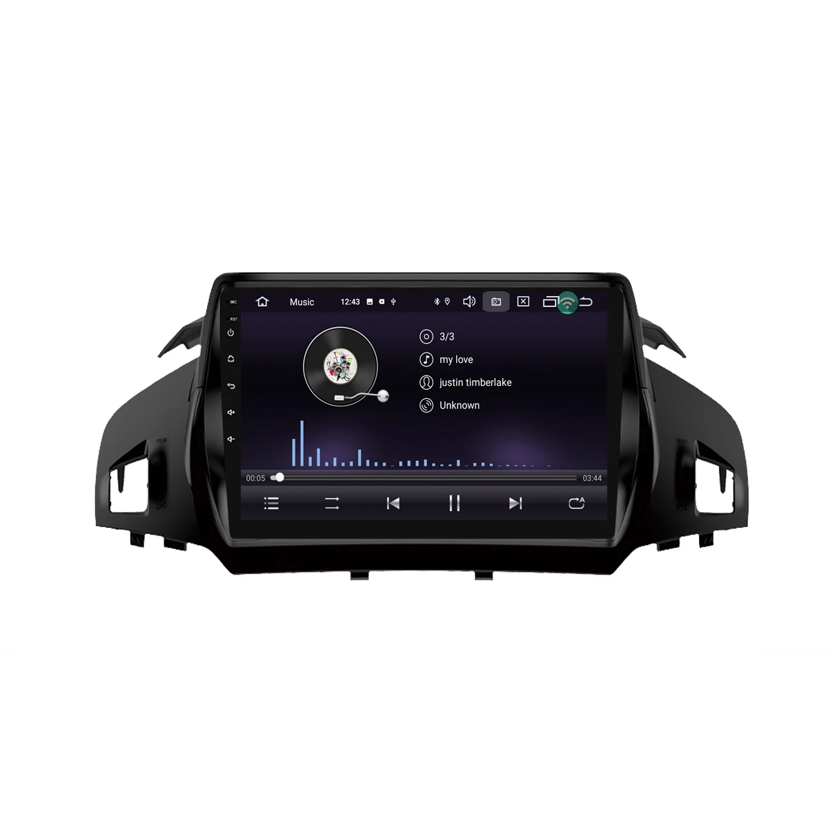 Perfect 9" android 9.0 RAM2G car gps dvd player for Ford kuga escape C-max 2013 2017 car radio multimedia navigation stereo head unit 4
