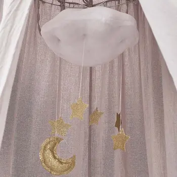 

Baby Ceiling Mobile Hanging Cloud Decorations Stars Garland DIY Photography Prop D7YD