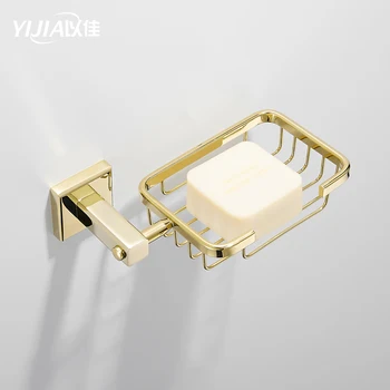 

Soap Rack Wall Mounted Brass Soap Holder Soap Sponge Dish Bathroom Accessories Soap Dishes Self