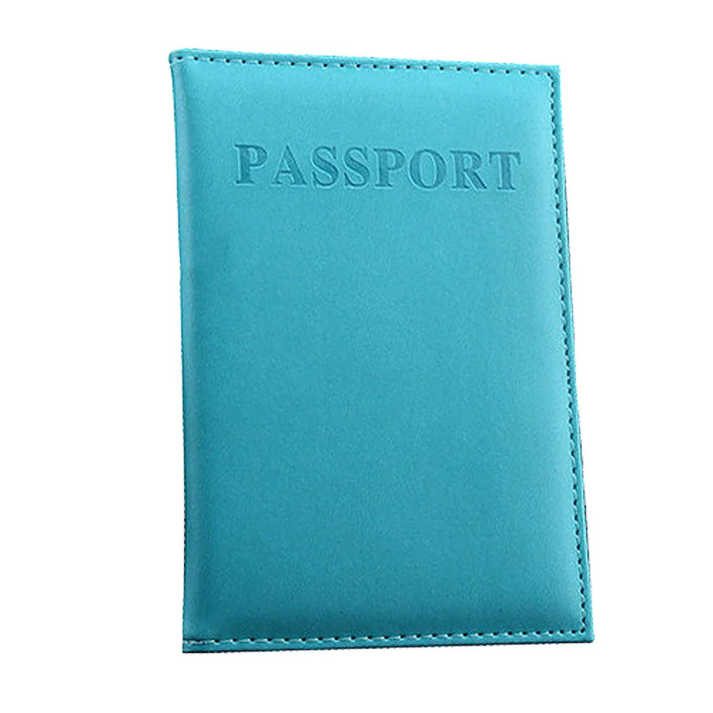 Брендовая Милая Обложка для паспорта для женщин Россия розовый чехол для документов для паспорта для девочек чехол для паспорта кожа# YY - Цвет: Light Blue