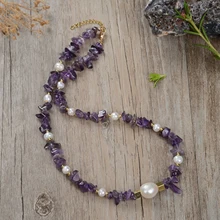  Red coral Bohemian colored beads gravel natural semi-precious stones new ladies fashion necklace jewelry 