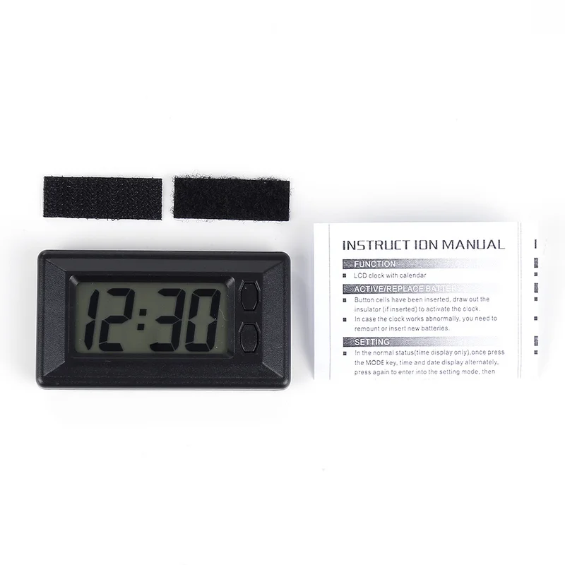 1pc Car Clock Car Clock Electronic Watch Car Dashboard LCD Screen Large Digital Clock Time Self-Adhesive Bracket Car Accessories 1pc Car Clock Car Clock Electronic Watch Car Dashboard LCD Screen Large Digital Clock Time Self-Adhesive Bracket Car Accessories