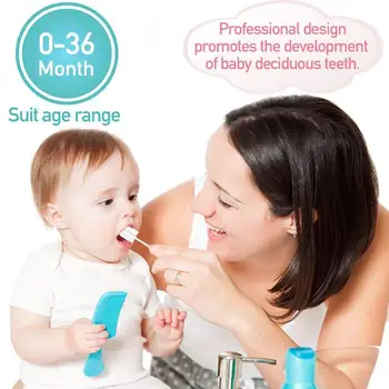 

20PCS/Box Baby Tongue Cleaner Soft Infant Toothbrush Oral Cleaning Stick Washing Gauze For 0-3 Years Fast Delivery