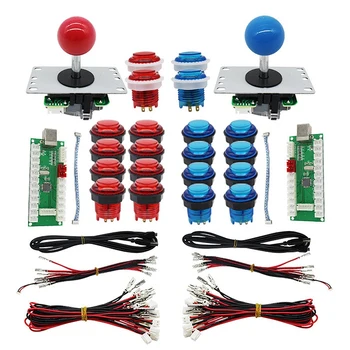 

DIY Arcade Accessories USB Computer Joystick Game Control Board 5V Illuminated Button Rocker Board Kit