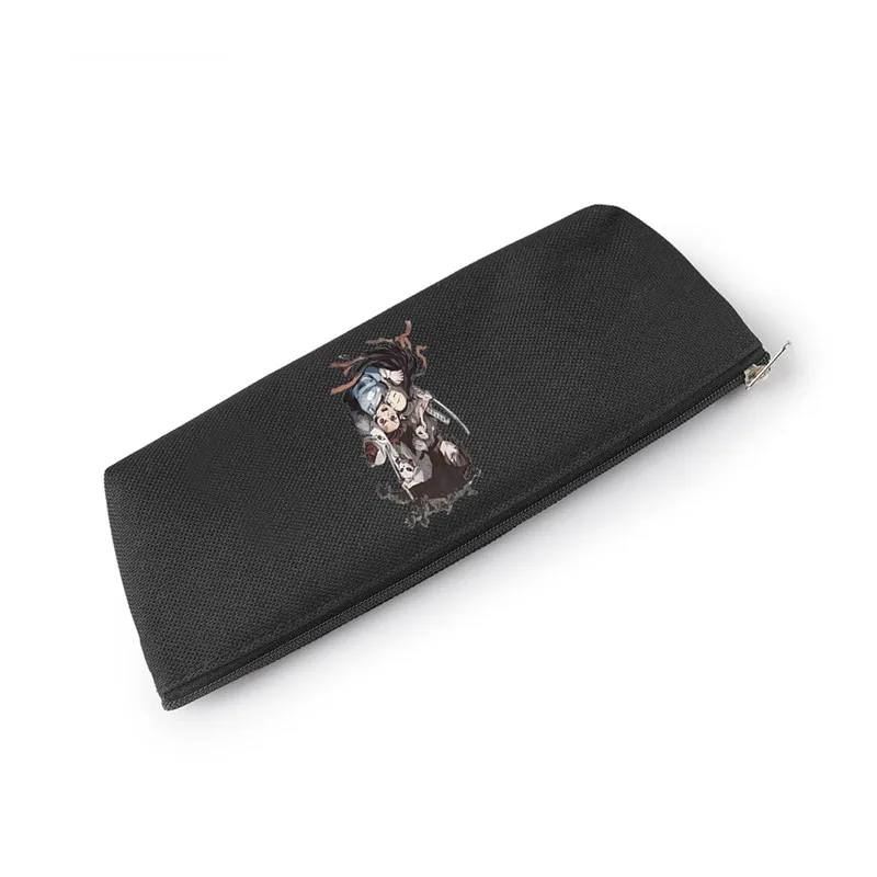 Pencil case 1 Demon Slayer: Kimetsu no Yaiba рюкзак Холщовая Сумка Kamado Tanjirou школьные сумки для девочек Mochila Feminina Nezuko сумка для ноутбука Косплей - Цвет: Pencil case 1