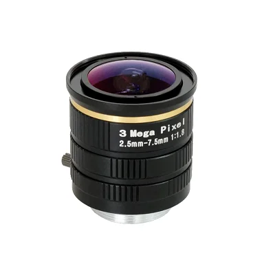 3 0 Мега пиксель CS-Mount 2 5-7 5 мм 1/3 ''формат FA/Машинное видение vari-фокусное