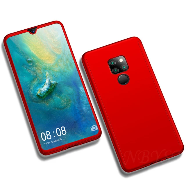 360 градусов полное покрытие чехол для телефона для huawei Y5 Y6 Y7 Prime P8 P9 Lite P10Plus P20Pro P30Lite Mate10Pro Стекло пленка