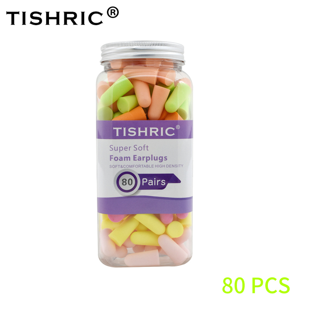 Pairs Sponge Sleeping Ear Plugs Earplugs Anti-noise Ear Plugs Noise Reduction Rate 35.5db Ear Protection