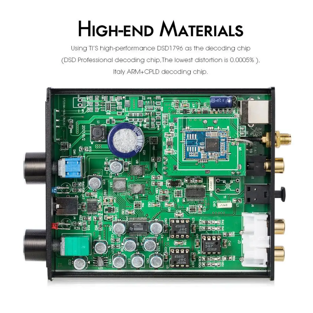 Мини Bluetooth 5 0 USB XMOS DAC DSD256 PCM384K Декодер Усилитель для наушников приемник APTX