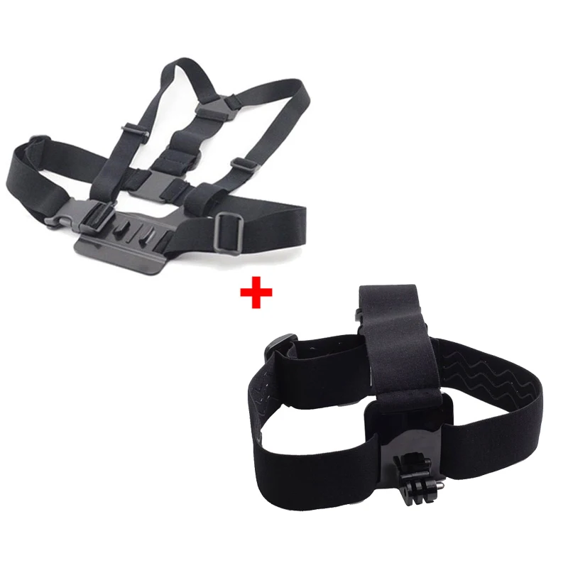 Для SJCAM аксессуары нагрудный ремень крепление на голову для SJ4000 SJ5000 M10 GoPro Hero 4 3 +