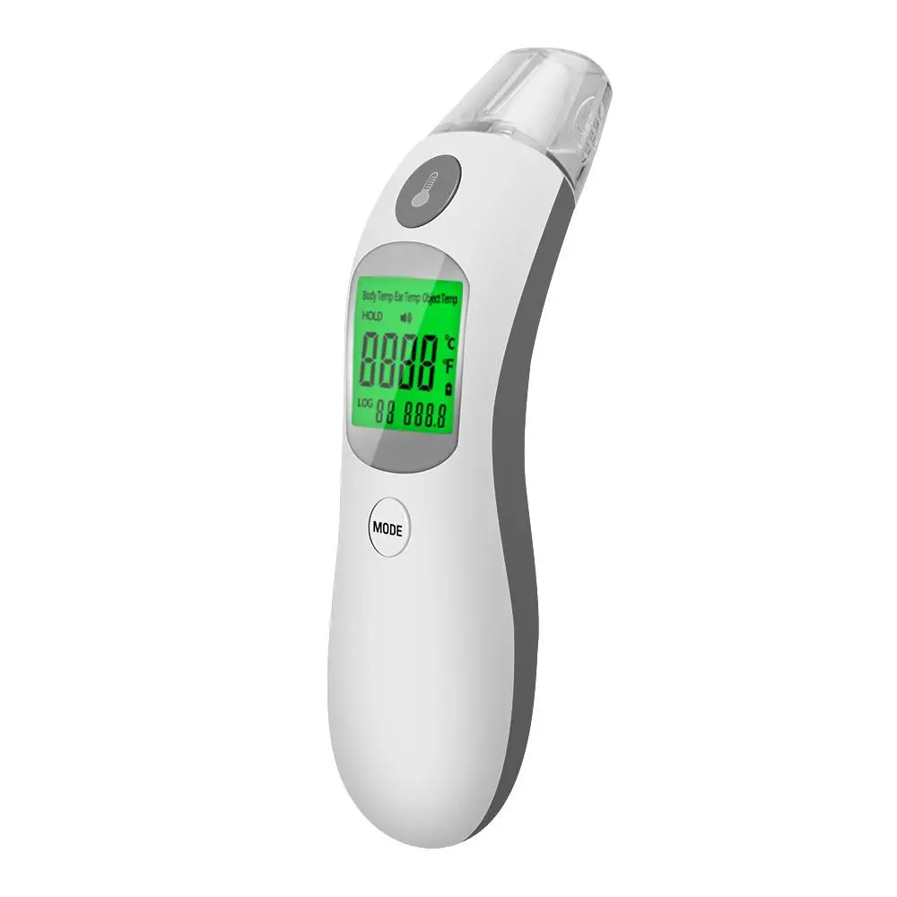 Цифровой термометр для детей и взрослых Бесконтактный инфракрасный Лоб ухо ЖК-Электрический термометр