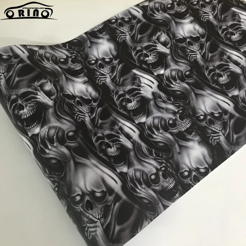 Skull Sticker Bomb Vinyl Wrap-1