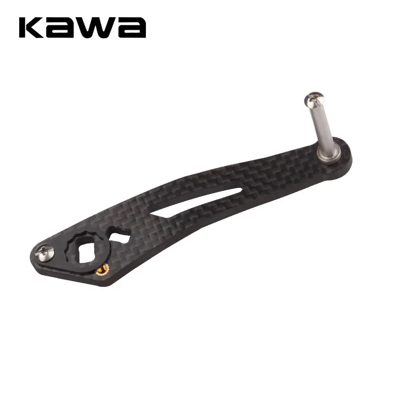 Kawa Fishing Reel Handle Carbon Fiber Materails Fishing Rocker Length 92mm Hole Size 8X5 And 7X4mm Suit For Abu/Daiw/Shima DIY