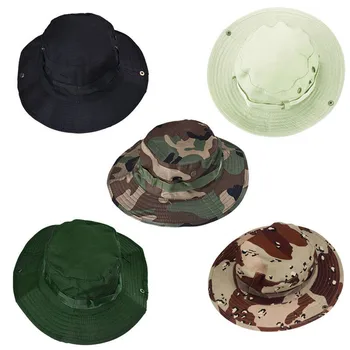 

Bucket Hat Boonie Hunting Fishing Outdoor Wide Cap Military Unisex Sports Multi-function Caps beanies Sports Beanie Skullies