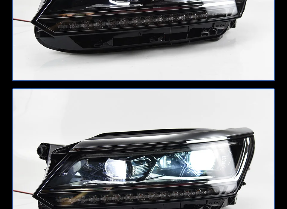 Автомобильный Стайлинг для VW Passat фары- США Америка Passat светодиодный фары DRL стекло фары HID Xenon bi xenon