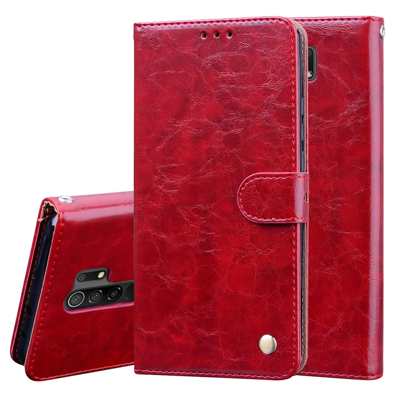 Đối với Xiaomi Redmi 9 Ốp lưng Flip Case từ tính sang trọng cho Redmi 9 Ốp lưng redmi9 Wallet Bao da trên Redmi 9 Coque Fundas best flip cover for xiaomi